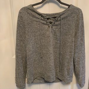 Gray sweater